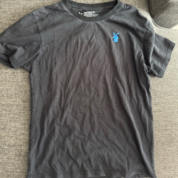 Dutch Bros Black Tee with Blue Emblem - Picture 1 of 2